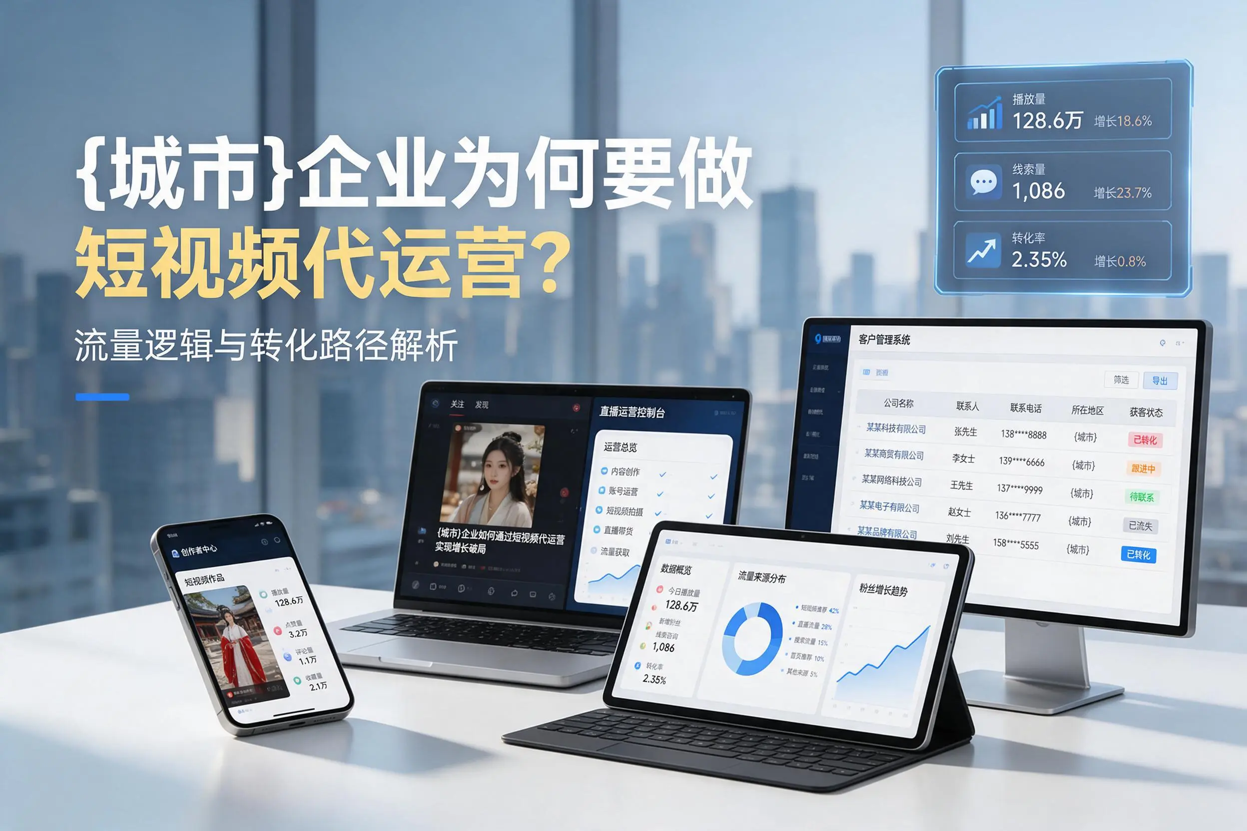 南昌企业为何要做短视频代运营？流量逻辑与转化路径解析