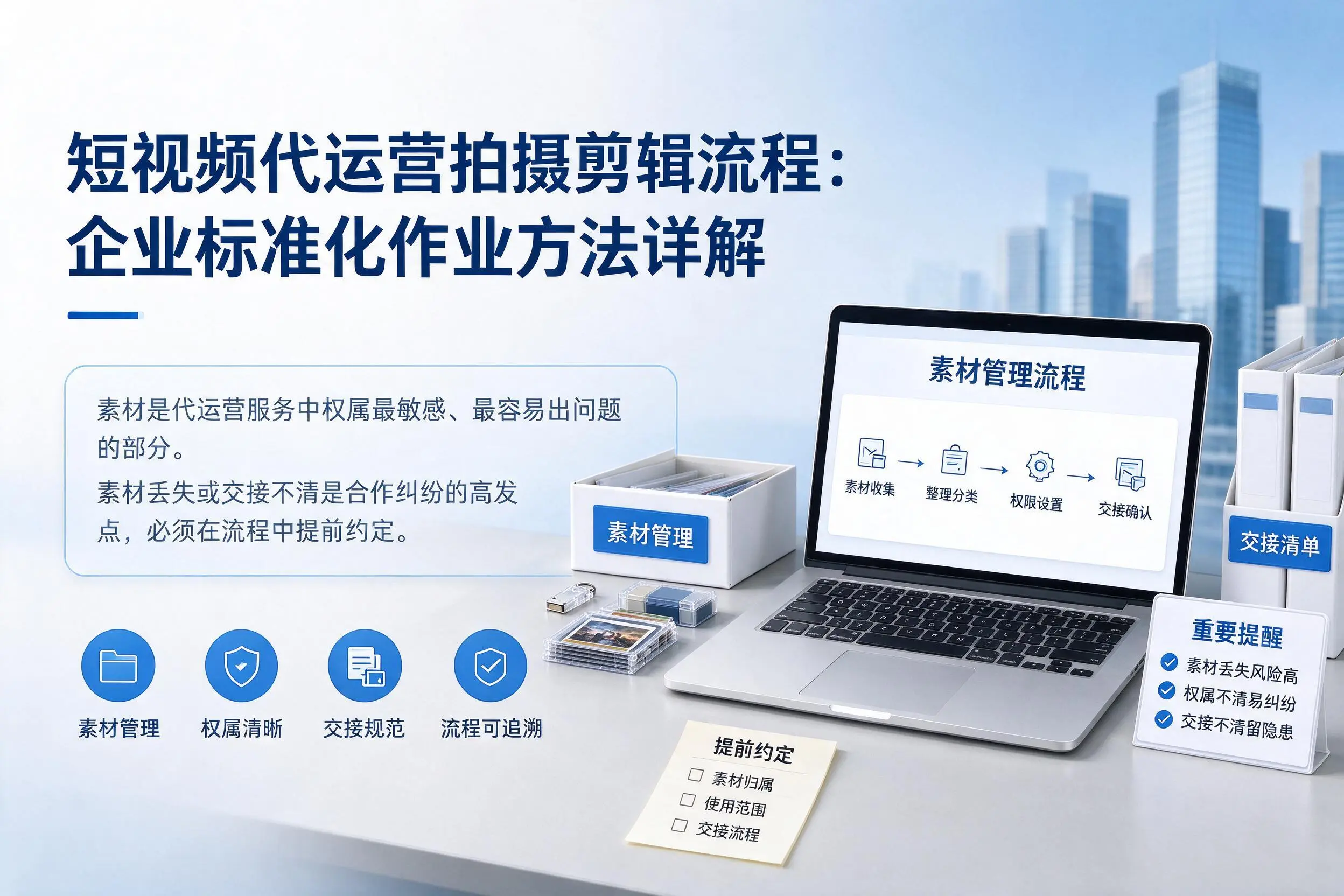 短视频代运营拍摄剪辑流程：南昌企业标准化作业方法详解
