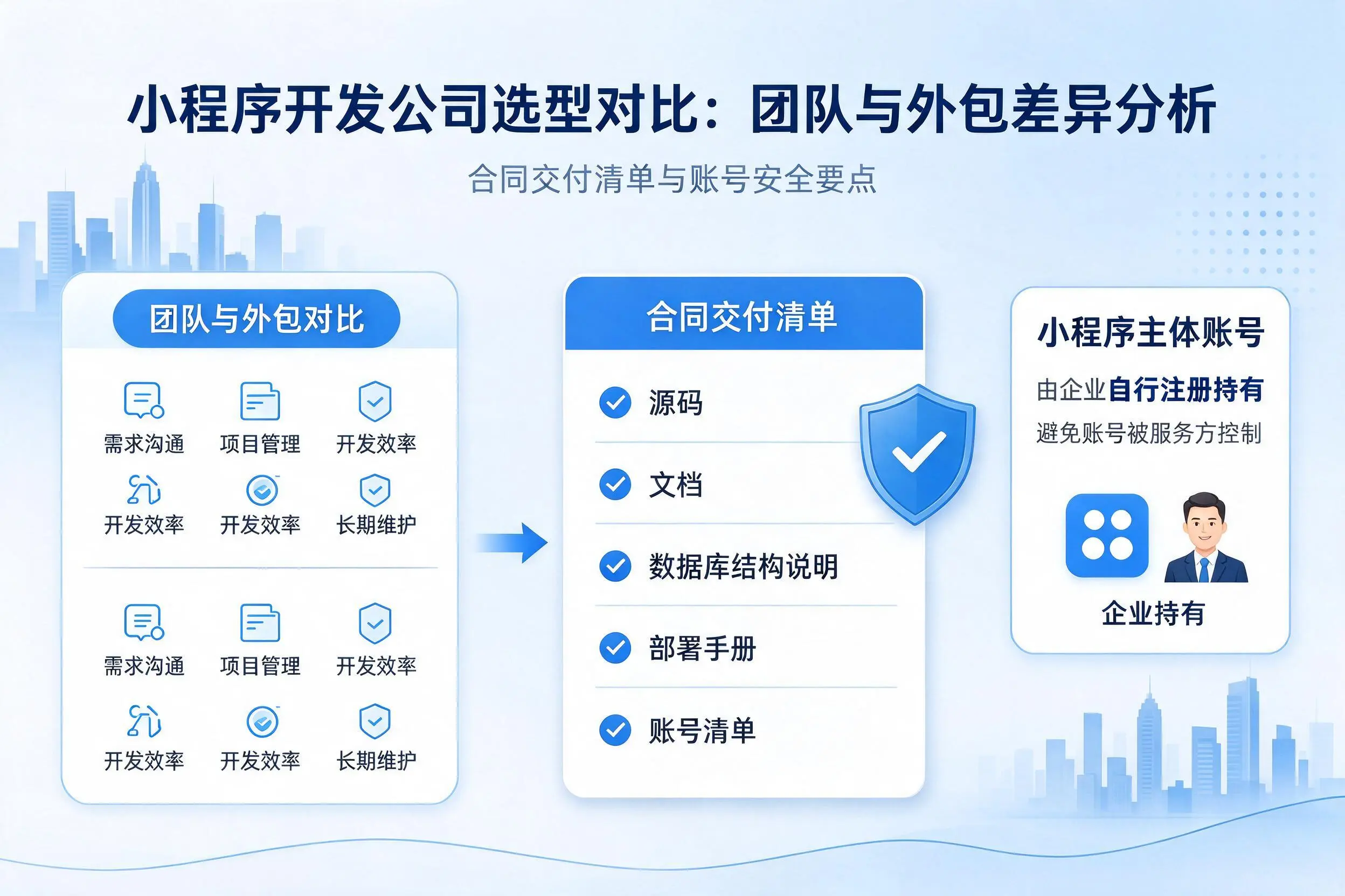 南昌小程序开发公司选型对比：团队与外包差异分析