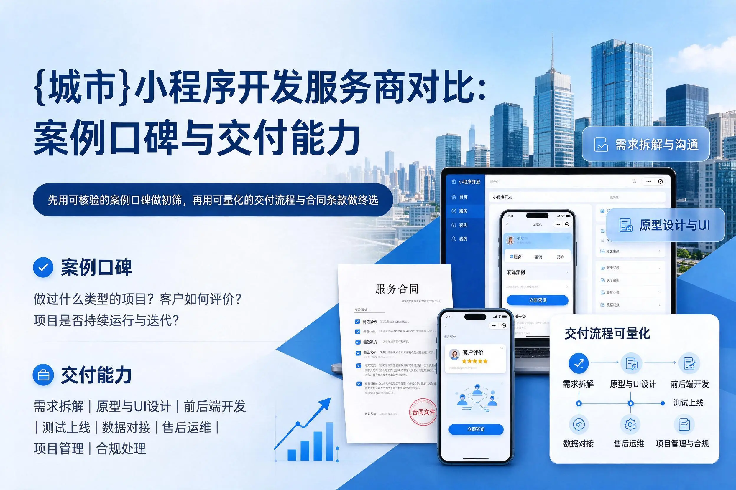 南昌小程序开发服务商对比：案例口碑与交付能力