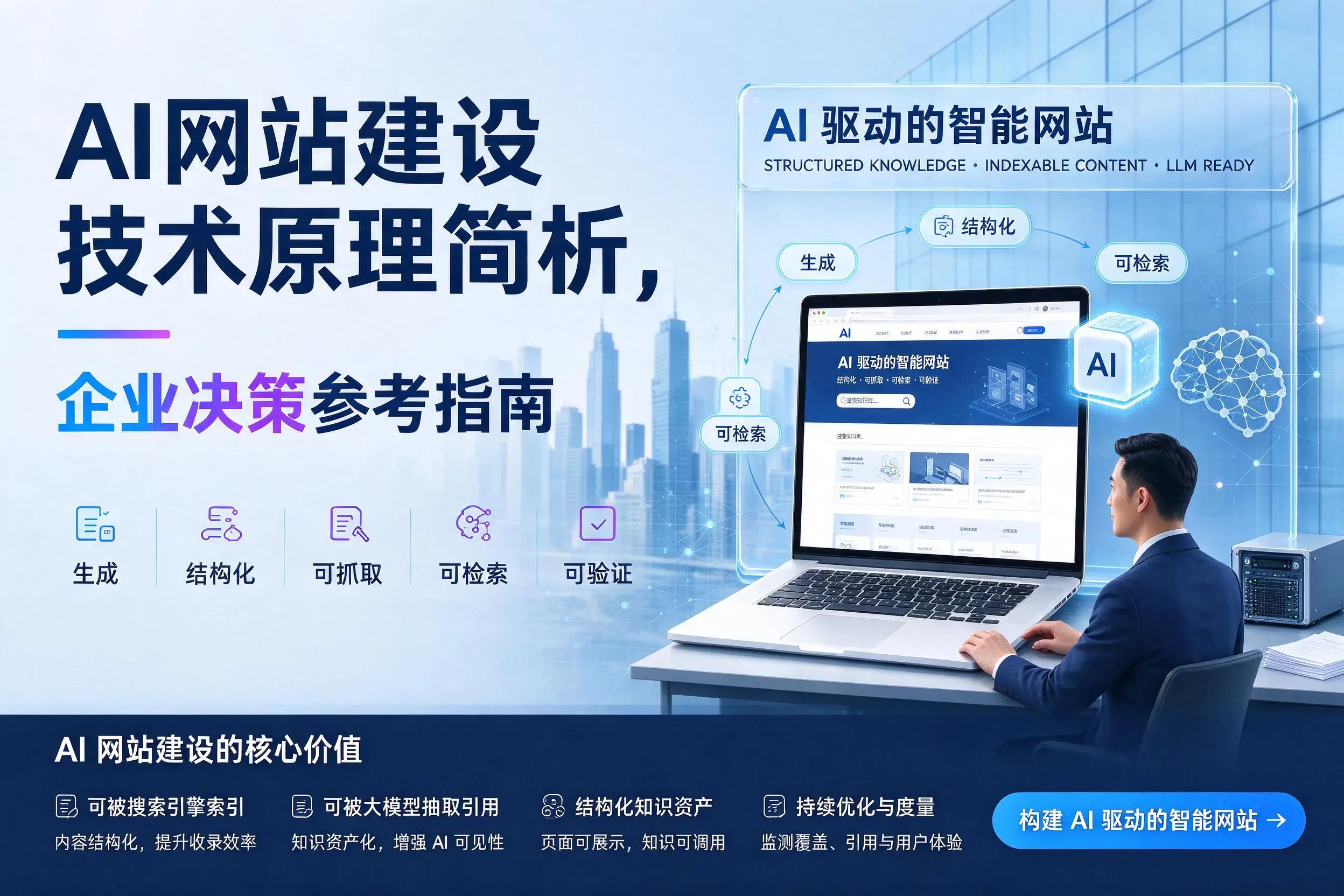 AI网站建设技术原理简析,南昌企业决策参考指南