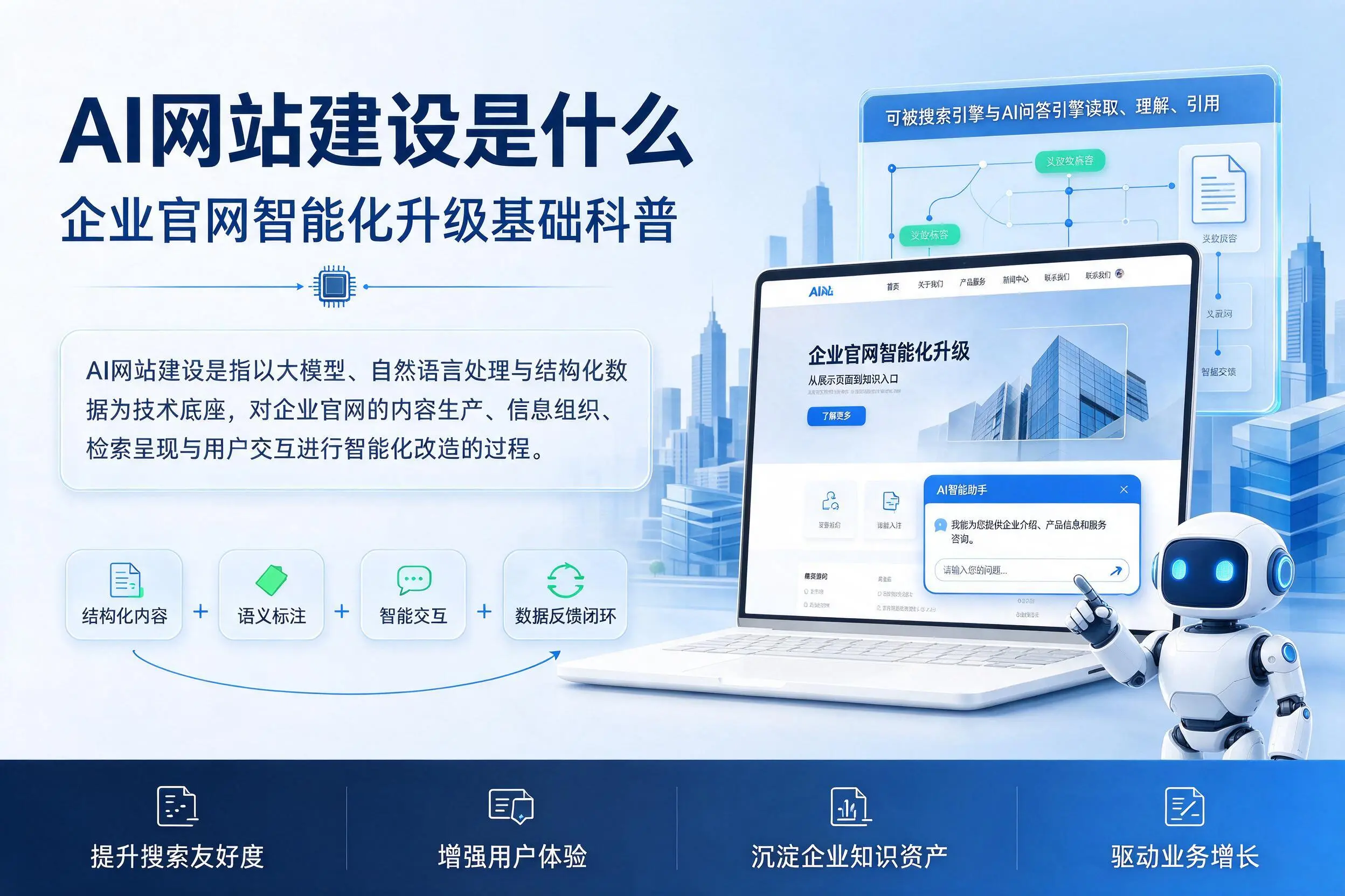 AI网站建设是什么：南昌企业官网智能化升级基础科普